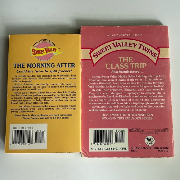 Sweet Valley High 6 book lot - Picture 6 of 9